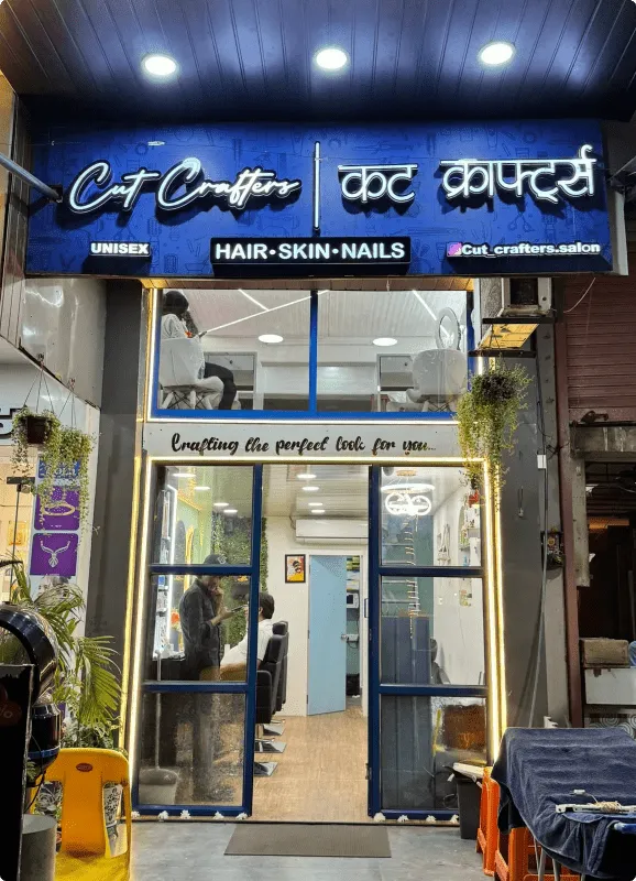 Cut Crafters Unsex Salon is the best hair, nail, skin, and make-up service provider.