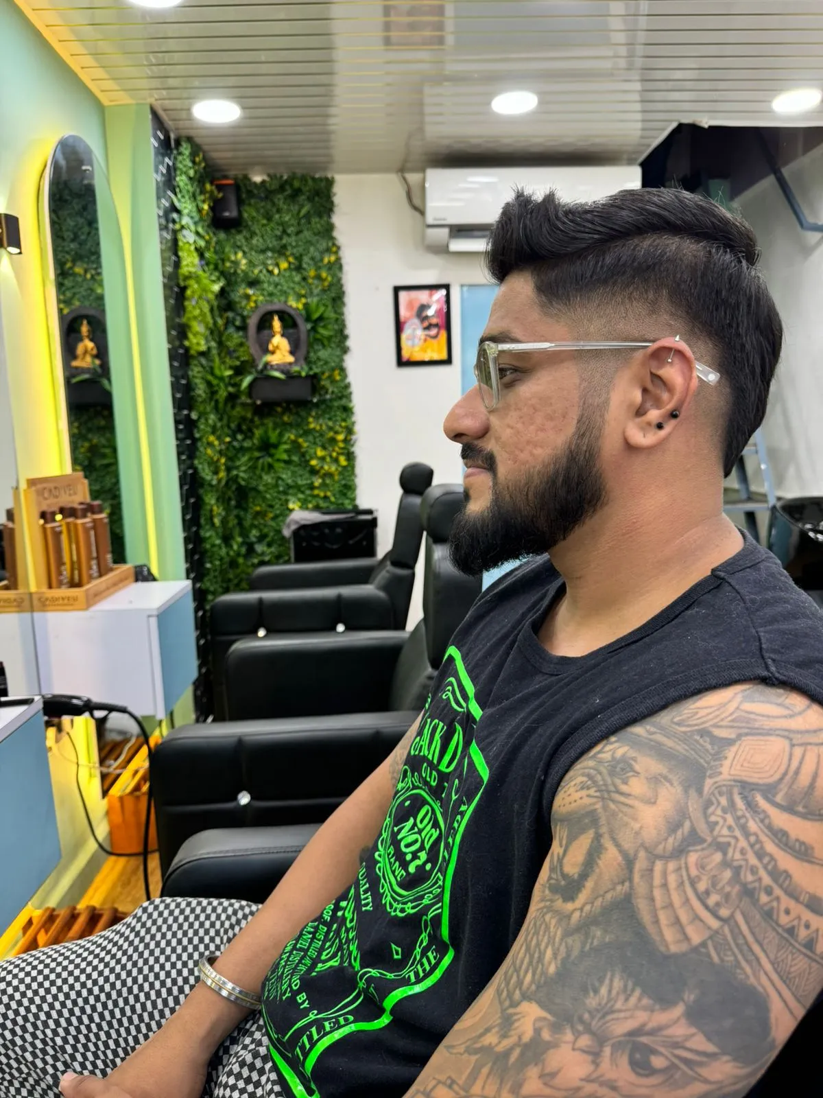 Hair Styling of a man in Cut Crafters - Hair, Skin, and Nails Salon in Virar